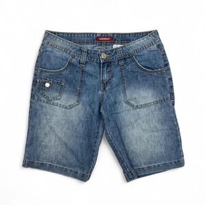 Vintage Union Bay Denim Burmuda Shorts Jorts Women's Size 5‎ Grunge Skater Punk
